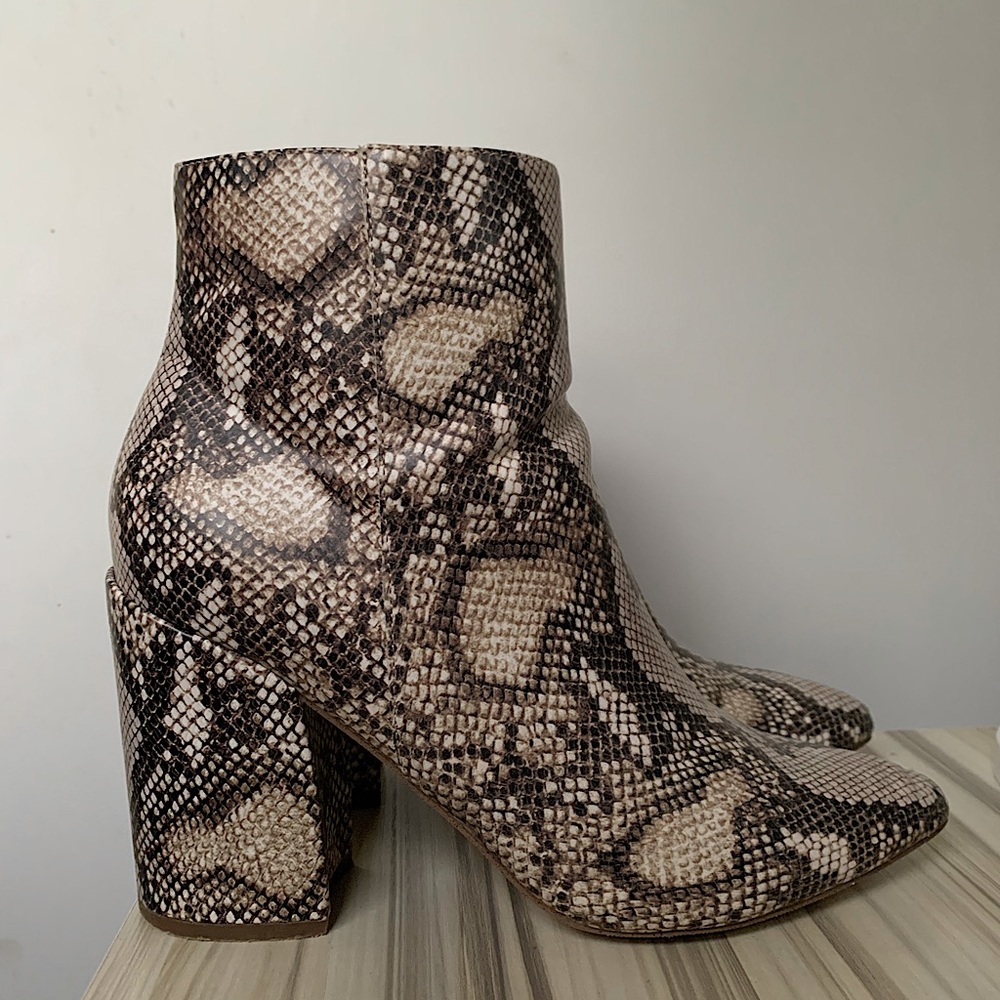 Steve Madden Snake Booties